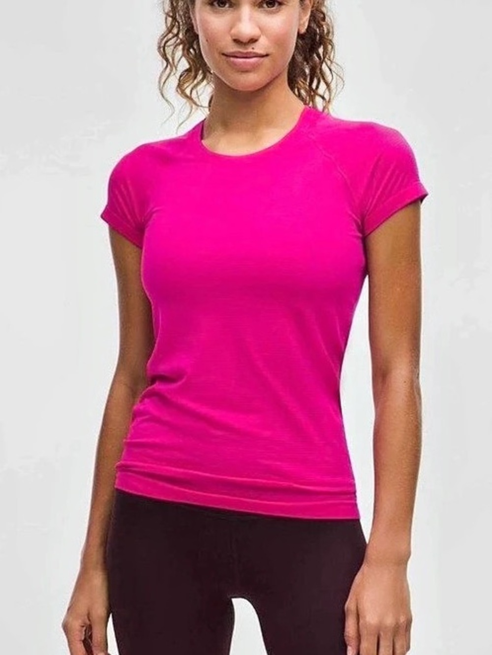 lululemon Swiftly Tech Short Sleeve in Bright Pink